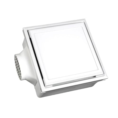 Ventilador de ventilación para techo integrado 30x30cm con luz para baño y cocina, extractor potente de alta potencia miniatura 1