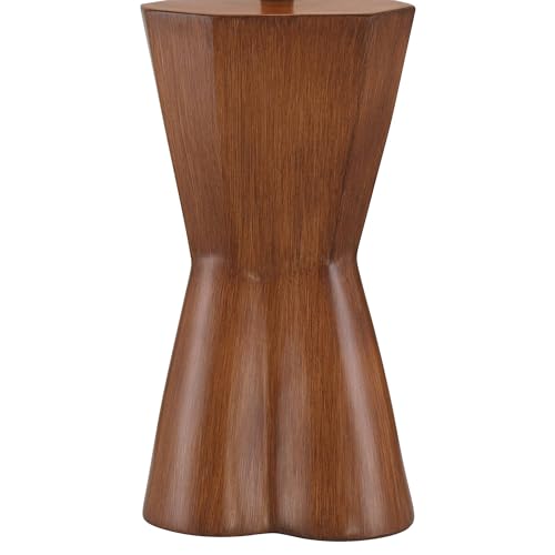Lámpara de Mesa Tri 30" Faux Wood Off-White miniatura 6