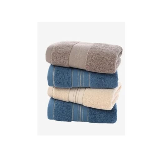 Serviette de bain en pur coton et drap de visage doux absorbant - 4