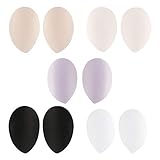 PRETYZOOM Bikini Einlagen Push Up 5 Paare BH Einlagen Push Up Bra Einlagen Schwamm Tropfenform Unsichtbar Abnehmbar Brust Vergrößerung Verdicken Brusteinsatz für Frauen Mädchen Damen Klebe BH