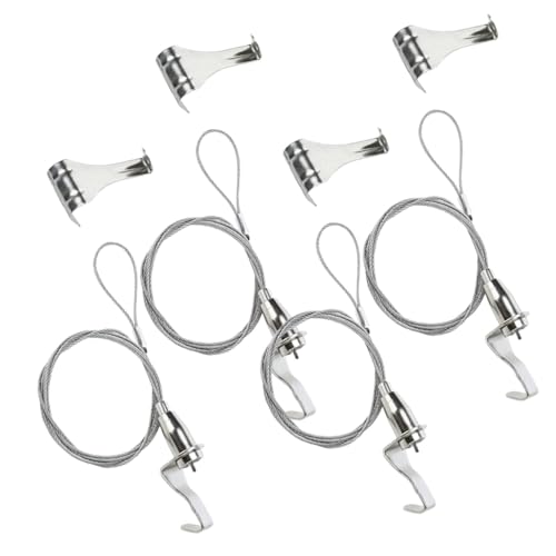 LOLIPPYY 4 Sets Picture Hanging Rope Heavy Duty Picture Hanger Photo Frame Hanging Cord Hook for Craft Making and
