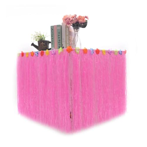 Party-Tischrock-Dekoration, Partytischrock Mehrfarbig 276x(30-75)(Pink,276x75)