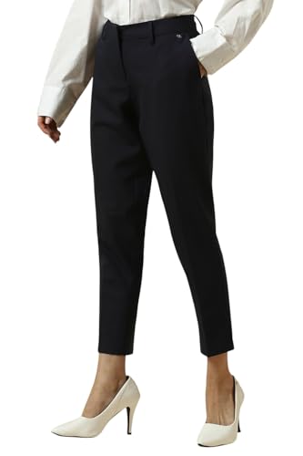 Image of Allen Solly Women's Regular Fit Mid Rise Pants