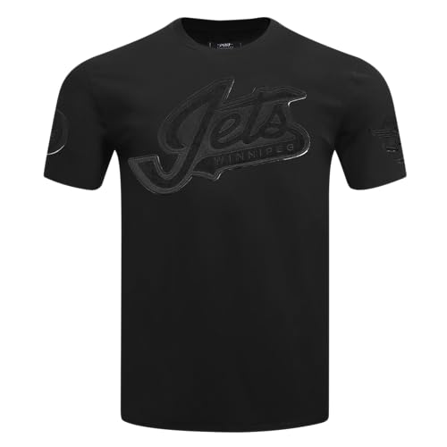 Pro Standard Mens NHL Winnipeg Jets Classic Chenille S/S TEE Triple Black L