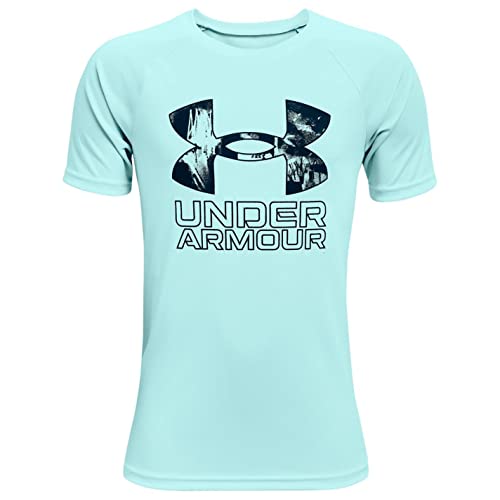 Maillot de sport bleu ciel Under Armour anti-odeur pour enfant 7 ans