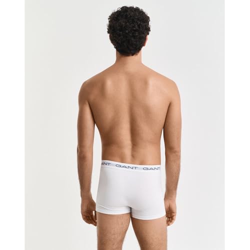 Gant Para Hombre. 900023003 Set 3 BóXers Lisos Blanco (M), Homewear, AlgodóN - 3