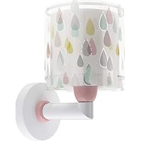 Dalber Lámpara Aplique Infantil Juvenil De Pared Color Rain Gotas Agua Multicolor (41439)