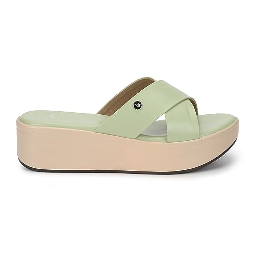 Image of YOHO Comfortable Wedges For Women | Latex Cushioning | Stylish & All Purpose | Vibrant Color | Travel Friendly | Modern Design