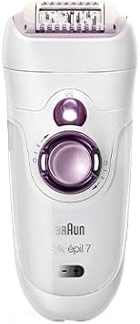Replacement Epilator Shaver Head 67030799 Compatible with Braun Silk-epil Series 7, Silk-epil 5 and Series 9, White