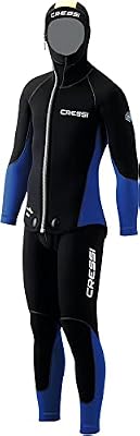 CRESSI Medas Man - Traje de Buceo, Color Negro/Azul, Talla XXL (6)