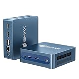 ミニpc【2026超高コスパ·デュアルスロット SATA/NVMe両対応】mini pc Win11/Linux 自動調整冷却ファン Bmax ミニpc 4K×2画面出力 Celeron J3355 最大2.5GHz 動作より安定 ミニバソコン 高速LAN 6GB+128GB 小型pc WIFI5/BT5.0 USB3.0×2 小型パソコン CMOSクリア Vesaマウント 企業・学習