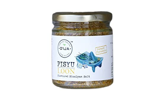 OIJA Pisyu Loon, Pahadi Namak (Authentic Flavor) All in one seasoning (Lakhauri Chilli) | Whole Dried Indian Spices