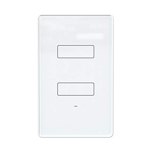 Interruptor Inteligente WiFi AGL, 02 teclas Touch, Branco - Compatível com Alexa