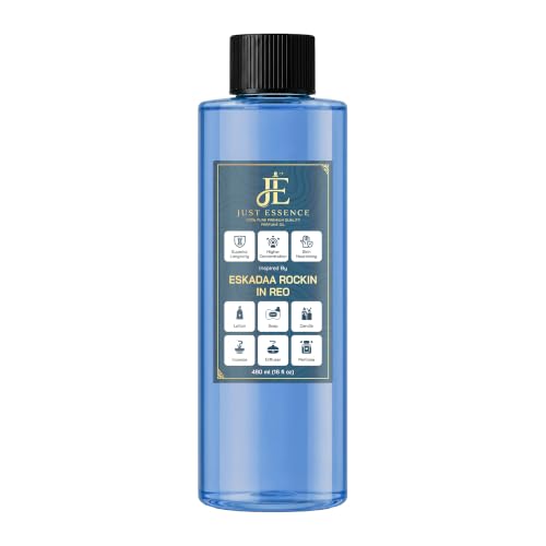 Just Essence Rockin Rio WomenFregrance Perfume Oil | Premium Quality Concentrated Fragrance | Pure Perfume & Cologne Oil for Personal Body Use | 16 Fl Oz