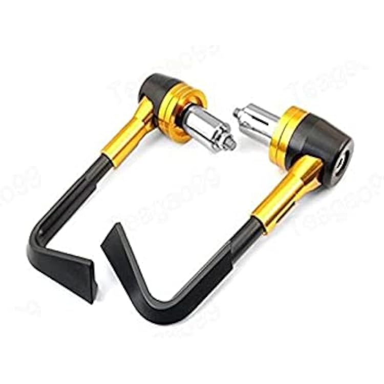 Aluminum & CNC Universal 7/8 22mm Motorcycle Proguard Protect Guard Clutch Brake System for Yamaha FZ6 R1 R3 for MT07 09 TMA Handle Grip (Color : Yellow)