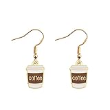 BNQL Dangle Coffee Cup Earrings - Gifts for Coffee Lovers