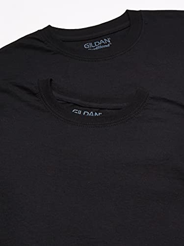 Gildan Adult Dryblend T-Shirt, Style G8000, Multipack, Black (2-Pack), 2X-Large #TOP2