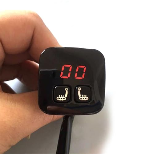 Interrupteur de chauffage de siège 12V 5 vitesses pour commande de température auto - 2