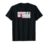 Husband of a Warrior Pink Ribbon Breast Cancer Awareness T-Shirt