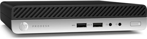 Image of HP ProDesk 405 G4 Mini PC Desktop Computer, AMD Ryzen 5 Pro 2400G, 8GB RAM, 256GB SSD, USB WiFi, Bluetooth, No Keyboard, Windows 11 Pro (Refurbished)