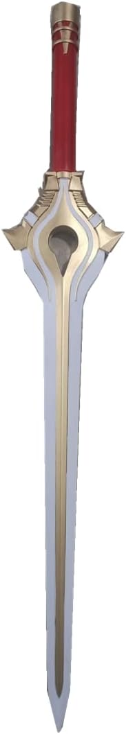 damdos Halloween Prop 40" Cosplay Weapon Fire Sword for Farsion Holy Sword,Weapon PU Foam Xmas Birthdays Gifts (Flame Sword)