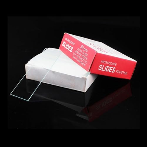 Image of Microscope Glass Slides, Pack of 50, 25.4mm x 76.1mm, 1.2mm Thick
