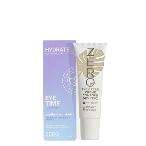 Skin Academy Zero Hydrate | Eye Time Eye Cream | Soothe + Moisturise | 9 Natural Emollients | Vegan | 25ml