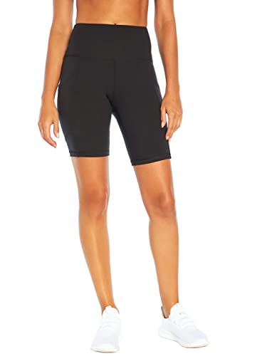 Marika Women's Odessa High Waist Tummy Control Bermuda Pocket Short, Black, X-Large #TOP1