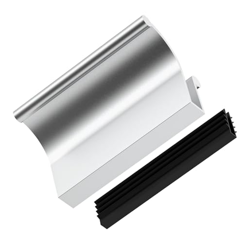 Universal 3 Inch Shower Glass Door Handle, Sliding Shower Door Pull Handle for Glass Door Thickness, Perfect for Frameless Sliding Swing Shower and Tub Enclosure Doors