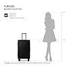 TUPLUS-Maleta-de-Aluminio-de-Cascara-Dura-con-4-Ruedas-Spinner-Check-in-Maleta-de-Viaje-con-Cerradura-TSA-Serie-Core-Black-72-x-435-x-265-cm