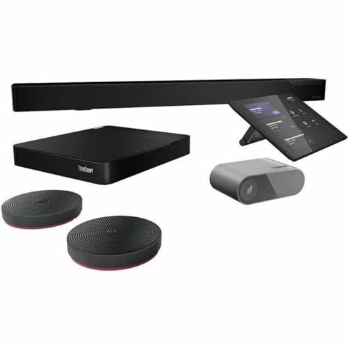 Image of Lenovo - 12QN0004US ThinkSmart Core Video Conference Equipment - for Video Conferencing - 1920 x 1080 Video (Live) - Full HD - 1 x Network (RJ-45) - 1 x HDMI in - 2 x HDMI Out - USB - Gigabit