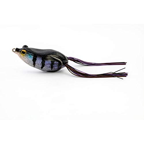 Savage Gear DC Walker Frog 2 5/8" | Top Water Lure | Ultra Sharp Double Hook | Dual Chamber Construction (Waterproof) | Heavy Cover Design | Weedless | Walking Action | Floating Bass Lure