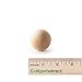 1.5 Inch Wooden Round Ball (38mm) | 5 Pack | DIY Decorative Wood Crafting Balls | Unfinished Wood Spheres | Decanter Wooden Ball Corks - by Craftpartsdirect.com