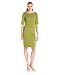 Julian Taylor Women's Short Sleeve Banded Mid Length Dress