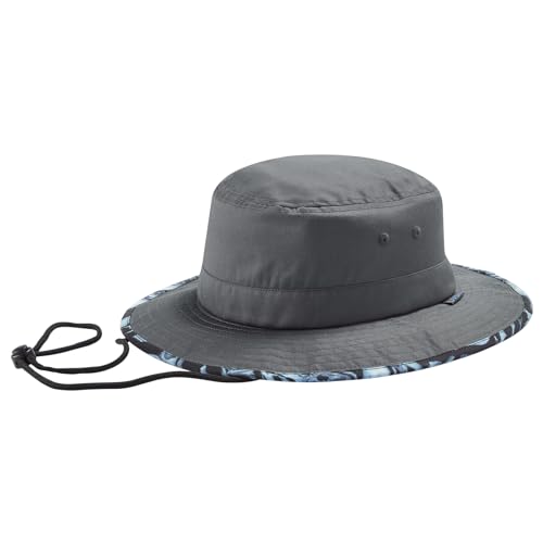 Image of UPF 50+ Foldable Sun Hat Patterned Under Brim Bucket Hats for Summer Hiking Fishing Beach Safari Men Women