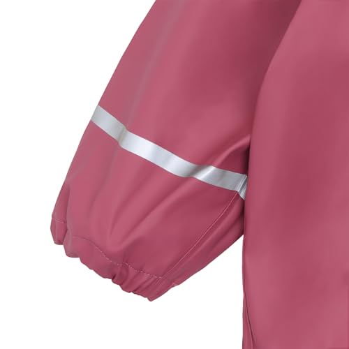 Image of CeLaVi European Kids Rain, Mud and Snow Suit for Boys Girls with Detachable Hood, Waterproof 2 Pcs Rain Set or Onepiece