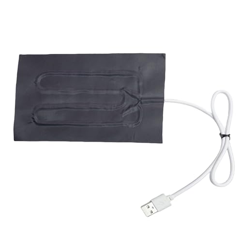 Almohadilla De Calefacción USB- Almohadilla De Calefacción Eléctrica Multifuncional De 15x10 Cm para Seco | Cojín Calentado | Almohadilla Calentada Eléctrica De 5V 1A para El Abdomen | Suministros De