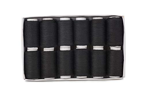 Set de hilo para coser 12 colores 40S/2 para máquina y mano miniatura 2