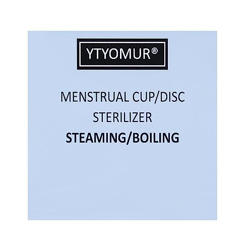 YTYOMUR Menstrual Cup Steamer Sterilizer with 2 Reusable Period Cups, Menstrual Cups Cleaner Wash Kit - Image 13
