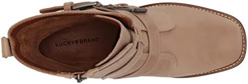Lucky Brand Women's Katriny Motorcycle Boot Ankle, Smoke Grey, 6 | Image 4