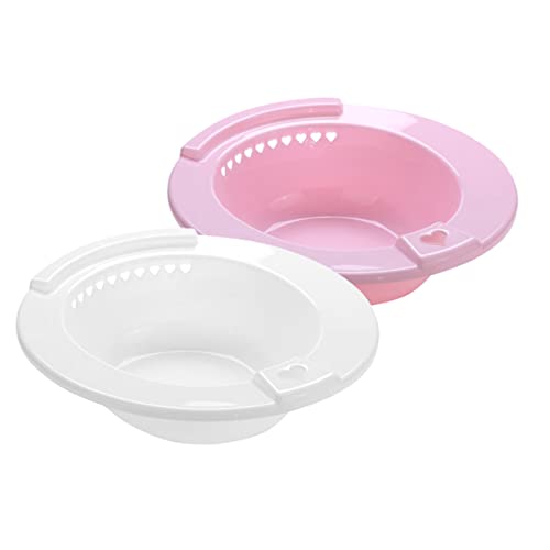 DINHEAROM 2piezas Bidet De Asiento Portátiles Para Baño Inodoro Sin Cuclillas Baños De Soporte Para Mujeres Para Embarazo y Postparto