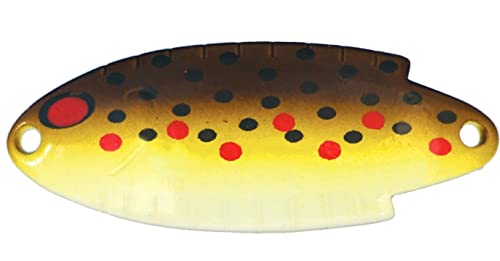 Leurre rotatifs flottant Thomas marron truite de 1/113,4 g pour pêche active