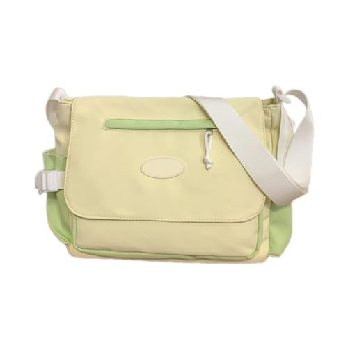 Bolso bandolera vintage de nailon de gran capacidad para niñas, adolescentes y estudiantes, versátil