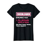 Cheerleader An Attitude With A Bow Cheerleader Cheerdance T-Shirt