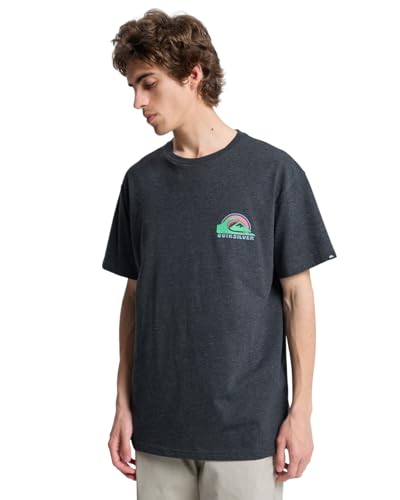 T-Shirt Quiksilver Hellbender Noir M Contre la Chaleur Estivale