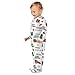 Emelivor Christmas Car Bells Newborn Baby One-Piece Sleepers Cotton Sleepwear Outfits for Boy Girl Kids