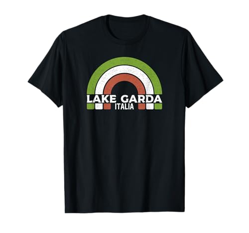 Lake Garda Italia - Retro Lake Garda Italy T-Shirt