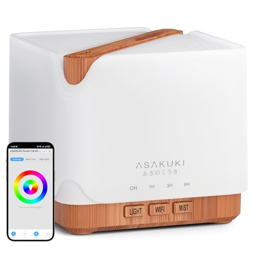 ASAKUKI 700ml Smart WiFi Oil Diffuser