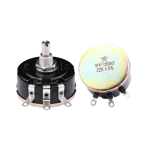 Potentiomètre bobiné WX112 050 5W 3.3K Ohm pour réglage précis