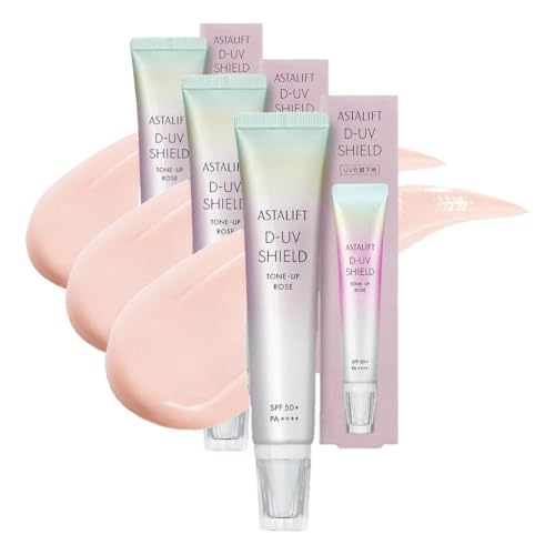 �A�X�^���t�g UV���ω��n (SPF50+ PA++++) D-UV�V�[���h �g�[���A�b�v ���[�Y 30g �y�����X����z �T���v���p�E�`2��t�Z�b�g (× 3)